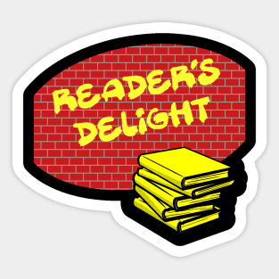 Reader's Delight Sticker